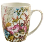 Maxwell & Williams WK02400 Tasse 400 ML - Kilburn - Porcelaine Bone China Brillante Multicolore, boîte Cadeau, Ocean Blossom