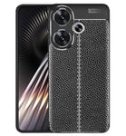 Xiaomi Poco F6 Leather Texture Case [Black]