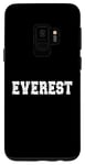 Coque pour Galaxy S9 Souvenir de l'Everest / Everest Mountain Climber / Police moderne