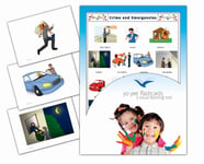 Yo-Yee Flashcards - Crime Flash Cards - English Vocabulary Picture Cards for Toddlers, Kids, Children and Adults