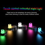 Wireless Charger Clock Touch Control Colourful Night Light 6USB Interface Fa GF0