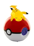 TEKNOFUN lumineux Pokemon Radio, Unique, 811354, Reveil Pikachu Qui Dors Sur Une Poké Ball, 12 x h15 x 11,5 cm