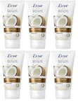 Dove Restoring Care Hand Cream With Coconut Oil & Almond Milk 6 x75ml