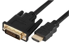 PRO SIGNAL High Speed HDMI Lead Male to DVI-D Male Gold Plated Connectors 10m