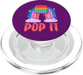 Kawaii Pop It Rainbow Fidget Toy for Kids PopSockets PopGrip for MagSafe