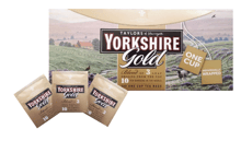 Yorkshire Gold Tea Sachet - Individual Enveloped Tagged Tea Bag - 100% Black Tea