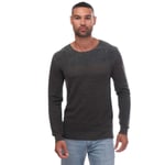 Armani Mens Maglia Sweatshirt in Grey - Size Small