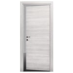 Bloc-porte Triaconta blanchi H.204 x l.73 cm, poussant droit