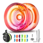 Magicyoyo Plast Yo-yo med Dubbel Funktion K2 Crsytal Gradient K2 Pink Orange