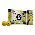 BRIDGESTONE e12 CONTACT GOLF BALLS / DOZEN PACK / MATTE YELLOW NEW-FAST DELIVERY