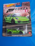 Porsche 911 GT3 RS 🔥 Hot wheels Premium 2020 noir Forza Horizon 4 Collectors P2