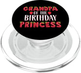 Papy of the Birthday Princess Strawberry Premier anniversaire PopSockets PopGrip pour MagSafe