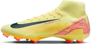 Nike Men's Zm Superfly 10 Acad Km Fg/Mg Football Shoe, Lt Laser Orange/Armory Navy, 8.5 UK