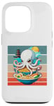 iPhone 13 Pro Octopus Ramen Japanese food pagoda playful cute Sea bowl Case