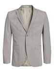 JACK & JONES Men's Jprsolaris Blazer Sn Jacket, White Pepper/Checks: Super Slim fit, 36R