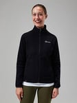 Berghaus Prism 2.0 Full Zip Micro Fleece Jacket - Black, Black, Size 16, Women