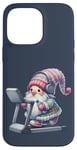 iPhone 14 Pro Max Fitness Gnome On Treadmill Running Machine For Women And Gym Case