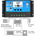 Régulateur de charge solaire Régulateur de panneau solaire Régulateur de 12V/24V avec usb 20A 1pcs