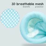 (Light Blue)Baby Bath Cushion Support Mesh Portable Multifunctional Safe