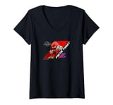 Womens Sonic the Hedgehog 3 - Knuckles "Fists First" V-Neck T-Shirt