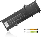 8n0t7 Batteria Pour Dell Xps 15 9575 P73f001 15-9575-D1805ts D1805ts D2605ts D1605ts D1605ts D2801ts D2605ts I5-8305g I7-8705g 2-In-1 Precision 5530 2-In-1 Tmfyt 0tmfyt 08n0t7 8not7 75wh