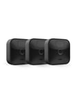 Blink Outdoor Wireless Battery Smart Security System with Three HD Cameras, Black