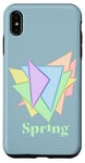 iPhone XS Max Spring Abstract Design Pastel Rainbow Colours Case