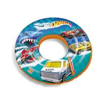 Mondo Toys - Hot Wheels Swim Ring - Flotteur Gonflable pour bébé - Flottant - Bouée Gonflable - Idéal pour garçons/Filles utilisable en Piscine/mer - 16876