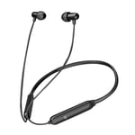 Wireless Neckband Headphones,okcsc Bluetooth 5.0 Earphones Neckband In-ear Headset with Mic,6Hrs Playing Time,IPX5 Sweatproof for Running,Gym (Black)