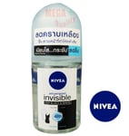 Nivea Invisible For Black White Pure 48hr Roll On Deodorant Anti-Perspirant 25ml