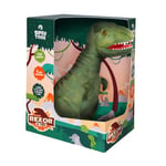 GIPSY Toys - REXOR, Le T-Rex à Fonctions 38 cm Peluche Dinosaure pour Enfant dès 3 Ans 056172