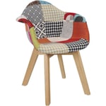 Fauteuil scandinave pour enfants Patchwork