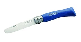 Opinel Couteau enfant inox Bois de hêtre Bleu