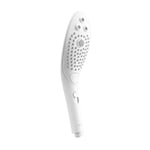 Womanizer Wave 2in1 Stimulation Showerhead - Special Jets Personal Massager Water-Powered Stimulator - Multifunctional Hand Shower Head - 3 Pattern Settings - Handheld Water Massager - White