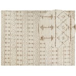 Grand Tapis Réversible à Poil Ras 300 x 400 cm en Coton et Chanvre Beige Barkhan