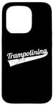 Coque pour iPhone 15 Pro Trampoline Athlète trampoline