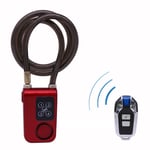 Cycling Security Lock Wireless Remote Control Anti-Theft Vibration Alarm3215