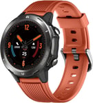 Montre Connectée Homme Ronde Smartwatch Montre Sport Cardiofrequencemetre Intelligente Ip68 Orange