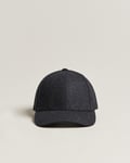 Varsity Headwear Flannel Baseball Cap Jade Black