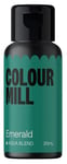 Colour Mill Aqua Blend Food Colouring Liquid Emerald - Edible Food Paint for Royal Icing, Macarons, Meringue, Fondant, Jellies, Beverages and More - 20 ml