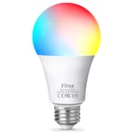 Smart Bulb, Alexa Light Bulb E27, Fitop Colour Changing Light Bulbs, Works with Alexa/Google Assistant/Siri, Remote Control by APP, 10W 1000LM, No Hub Required