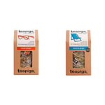 Teapigs Sweet Ginger Tea Bags Made With Whole Leaves (1 Pack of 50 Tea Bags) & Lemon and Ginger Tea Bags Made With Whole Leaves (1 Pack of 50 Tea Bags)