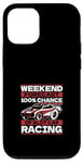 Coque pour iPhone 12/12 Pro 100 % de chances de participer à une course de voitures à sous, voiture télécommandée, mini-voiture