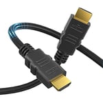 sonero PHC000 Premium certifié Câble HDMI High Speed avec Ethernet, 4 K UltraHD, 3D Full HD, 18 Gbps, HDR High Dynamic Range, 3,00m