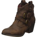 **SALE Womens Girls Rocket Dog Satire Cowboy Ankle Boots Brown UK3 RRP £70