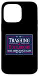 Coque pour iPhone 14 Pro Max Des chambres d'hôtel amusantes et saccadées font de l'America Rock Music Band un graphique