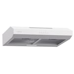 Cooker Hood 60 cm Kitchen Extractor Fan Chimney Hood Vent LED Touch Glass White