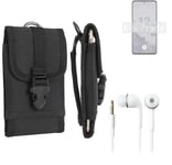 For Nokia X30 5G + EARPHONES Belt bag outdoor pouch Holster case protection slee