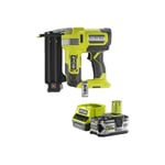 Ryobi - Pack Cloueur d'assemblage air comprimé 18V One+ R18GN18-0 - 1 Batterie 5.0Ah - 1 Chargeur rapide RC18120-150