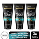 TRESemme 1 Minute WOW Hydrate Intensive Hair Treatment, 3 Pack of 170ml